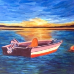 C-Patricia-Belmar-Colorful-Sunset-24x24inch-Acrylic