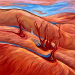 G-Patricia-Belmar-Emerging-from-the-Dunes-30by30inch-Oil