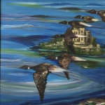 Migration-acrylic-on-framed-canvas-18x-15-320