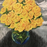 flower-planetAcrylic-on-canvas-16x20-420