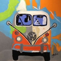VW Van  Acrylic