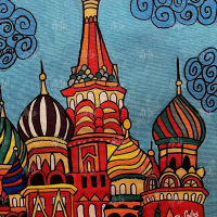 COLOURFUL CATHEDRAL Acrylic