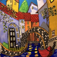 Crooked Town Acrylic