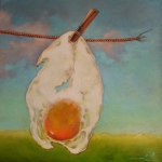 hanging on