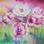 ORIENTAL POPPIES Mixed Media